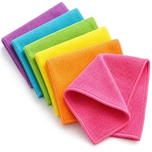 Super Absorbent Eco Friendly Microfiber Cleaning Towel & Dish Cloth 40x40cm 250gsm 300gsm for Daily Kitchen Use