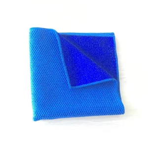 Super Absorbent Microfiber Scrubber Cloth Double Sides Quick Dry Lint Free Plate Dish Kitchen Cleaning Towel