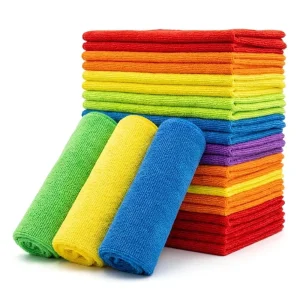 Super Absorbent Microfibre Cleaning Towel Custom Logo Polyamide Micro Fiber Cloth Lint Free Cloth Car Wash Towel for Dish