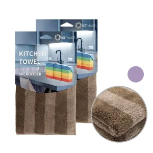 Super Absorbent Rag Microfiber Dish Cloth Non stick Oil Tableware Household Kitchen Cleaning Towel