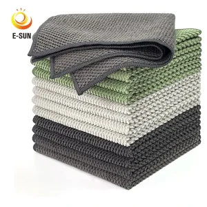 Super Soft Microfiber Dish Cloths Highly Absorbent Multi Purpose Cleaning Cloths for Home and Kitchen Use