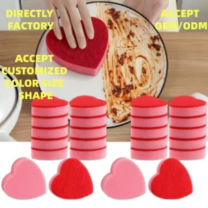 Support Customization Non Scratch Eco Friendly Kitchen Cleaning Dishwashing Sponge Scouring Pad