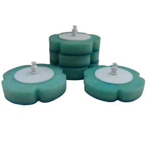 Sustainable Household Bathroom Toilet Brush Replacement Cleaning Tool Balanced Logic for Eco Friendly Sponge Scouring Pads