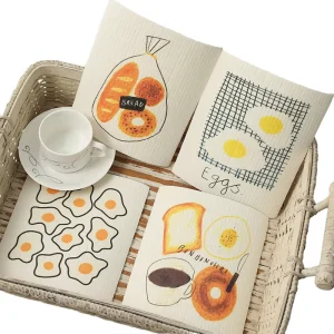 Swedish 70% Cellulose 30% Dish Cloth Reusable Paper Towel for Kitchen Dishwashing