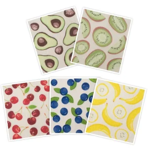 Swedish Dishcloths Non Scratch Reusable Paper Towels Super Absorbent Cellulose Sponge Cloths