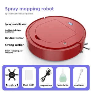 Sweeping Robot Smart Household 3-in-1 Cleaning Machine Suction Mopping Charging USB Vacuum Cleaner Gift