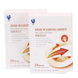 Tableware Detergent Dishwasher Detergent Tablets Sheets With Lemon Fragrance