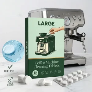Tasteless and Odorless Descaling Degreaser Espresso Coffee Machine Cleaning Tablets Compatible with Breville Jura Miele