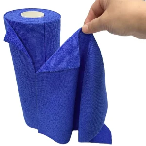 Tear-Away Roll 50/75/100 Pack Microfiber Cleaning Towels 12 X 12 Reusable Washable Cleaning Car Rags