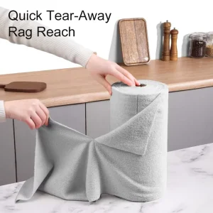 Tear Off Kitchen Towel Roll Disposable Cleaning Cloth Super Absorbent Oil Proof Dishcloth
