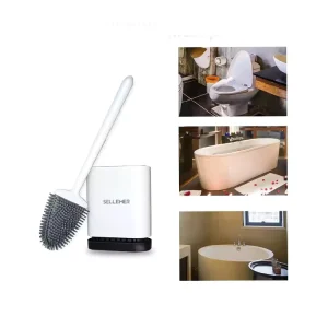 Technology Professional Manufacturing Bathroom Cleaning Toilet Silicon Brushes Cleaning Tools Brosse WC En Silicone