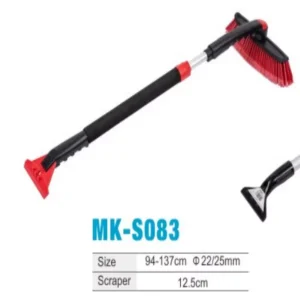 Telescopic Aluminum Car Snow Brush 94 137cm Extendable Windshield Snow Remover 12.5cm Ice Scraper Winter Car Cleaning Tool