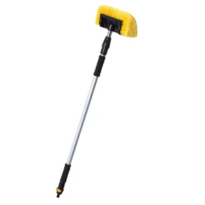 Telescopic Car Truck RV Boat Motorcycle Cleaning Brush with Ultra Soft Bristles Strong Handle 250cm Aluminum Pole PVC Fibers