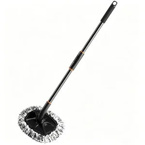 Telescopic Car Washer Brush Mop with Long Handle Soft Microfiber for Outdoor Car Washing