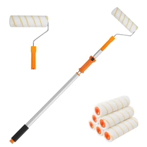 Telescopic Eco-Friendly Durable Cleaning Tools Retractable Pole Adjustable Aluminum Rod for Household Indoor Use