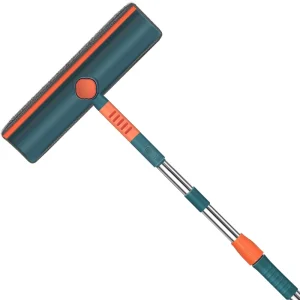 Telescopic Glass Cleaning Mop with Adjustable Handle Durable Rotating Window Cleaner With 360° Rotating