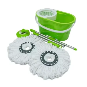 Telescopic Handle 360 Spinning Swivel Hand Press Cleaning Magic Floor Flat Mop Microfiber Head Soap Bottle Water
