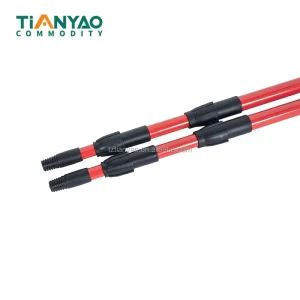 Telescopic Metal Handle Heavy Duty Durable Iron Coated Extensional Metal Pipe Brush Broom Mop Telescopic Pole