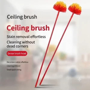 Telescopic Rod Adjustable Length Ceiling Cleaning Brush for High Roof Cobweb Cleaning Manual Sweeper Tool