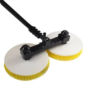 Telescopic Solar Panel Brush 12 18 24 ft Durable Alloy Telescopic Cleaning Tool for PV Systems