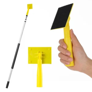 Telescopic Square Self adhesive Manual Sandpaper Holder Ceiling Wall Sanding Tool