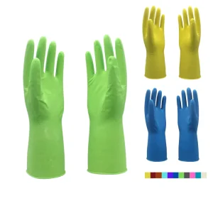 Textured Diamond Cooking Dish Uses Flocklined Manufacturer Dishwashing Kitchen Late Household Cleaning Rubber Work Gloves