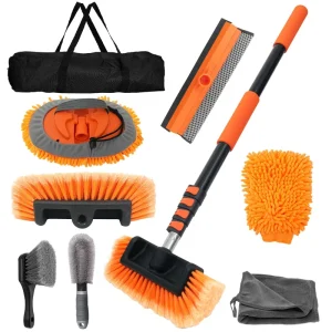 The Factory’s Best selling Cleaning Tool Set for Cleaning Glass Surfaces of Cars with Telescopic Cleaning Tools