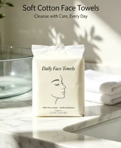 Thick Pearl Texture Face Towels for Quick Drying and Strong Durability