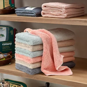 Thickened Microfiber Towel Twist Loop Drying Towel Pile Microfibre Detailing Microfiber Kitchen Wash Cleaning Cloth Twisted