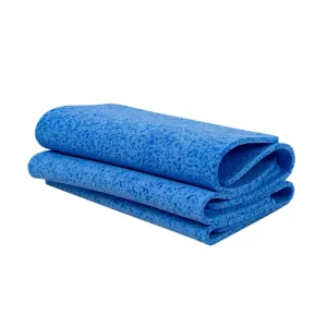 Thickened PVA Magic Kitchen Cleaning Cloth Multi-Functional Super Water Absorption Quick-Drying Eco-Friendly Blue 17x17cm