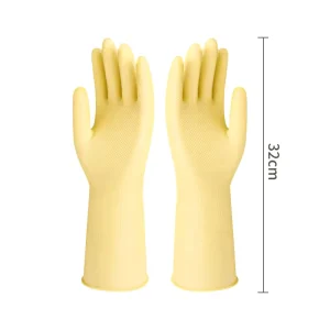 Thickened Reusable Waterproof Puncture Resistant Durable Comfortable Eco Friendly Kitchen Cleaning Gloves for Household Safety