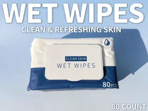 Thickened Soft Eco Friendly Non Woven Household Wet Wipes Custom Logo Cleansing Wipes Adults Pure Water Non Scented 15x20cm