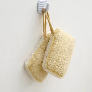 Thickened Square Sponge Brush Rag Wood Pulp Cotton Loofah Dishcloth Kitchen Cleaning Pot Scrubber Scouring Pad Reusable