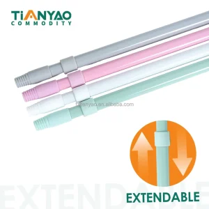 Tianyao TY PT35 Telescopic Iron Coated Durable Extended Mop Broom Stick Paint Extension Pole with End Cap