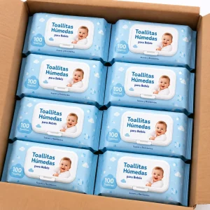 Toallitas Hipoalergenicas Para Bebe Organic Bamboo Baby Wipes Custom Logo