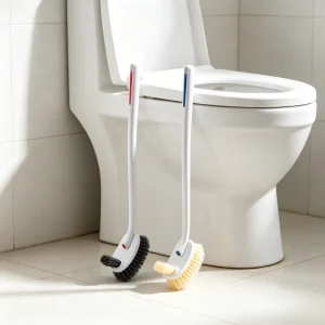 Toilet Brush PP Bristle Head Toilet Cleaning Brush Plastic Handle Bathroom Toilet Cleaning Products