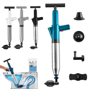 Toilet Unclogger Sink Sewer Pipe Dredge Toilet Drain Snack Drain Clog Remover Air Blaster Plunger Toilet Drain Plunger