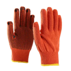 Top Quality PVC Dotted Household Home Garden Gloves With Customized Color