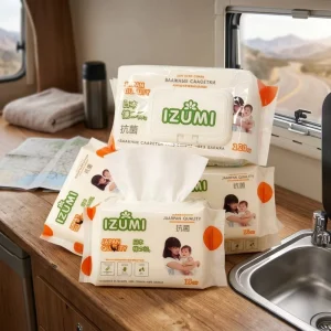Travel Packing 15 Pcs High Quality Spunlaced Non woven Super Soft Cleaning Facial Skin Cleansing Wipes