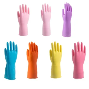 UK EU Popular Best Seller Household Latex Gloves Cleaning Gloves Latex Gloves for Dish Washing