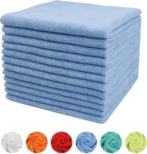 US Spot Microfiber Cleaning Cloth Bulk Towels for Home Reusable Microfiber Towels for Cars Cleaning Rags