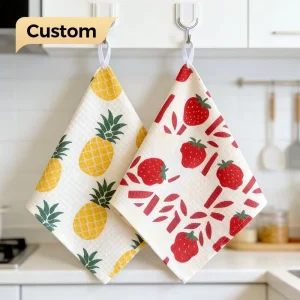 Ujoy Gift Custom Kitchen Towels Dish Cloths Dish Towels Anti Bacterial Kitchen Towel