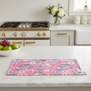 Ultra Absorbent Machine Washable Quick Dry Microfiber Kitchen Towels Stylish Printed Dish Towels for Home Cooking