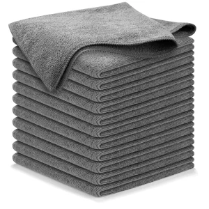 Ultra Absorbent Microfiber Towel Weave Grime & Liquid for Streak Free Mirror Shine