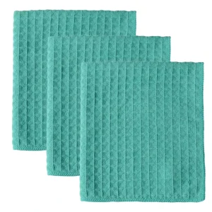 Ultra Absorbent Microfiber Waffle Dish Cloths Highly Thick for Effective Kitchen Drying Cleaning Cloths