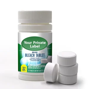 Ultra Concentrated Disposable Bleach Tablets with 15 30% Active Ingredient for Apparel
