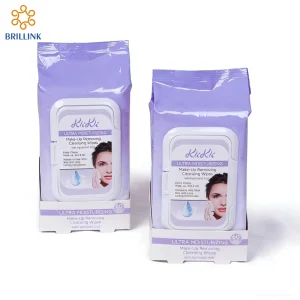 Ultra Moisturizing Non Woven Makeup Remover Wipes Fragrance Free Extra Soft Infused Hyaluronic Acid 60 Count Paraben Free