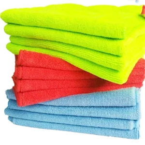 Ultra-Plush 40*40 300GSM Microfiber Car Cleaning All-Purpose Towels Streak-Free Kitchen Rags for Floors High Quality