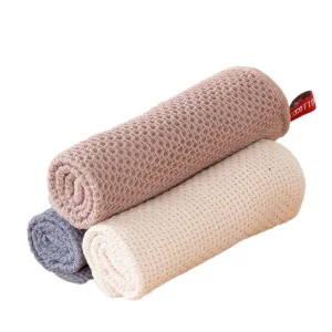 Ultra Soft Absorbent Quick Drying 100% Cotton Waffle Weave Kitchen Dish Cloths