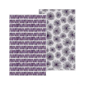 Ultra-Soft Absorbent Quick-Drying Classic Printed Waffle Weave Tea Towels and Kitchen Dish Cloths & Golf Towels